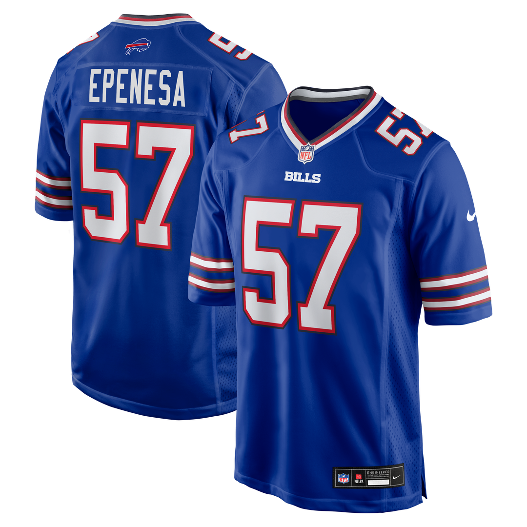 A.J. Epenesa Buffalo Bills Game Player Jersey - Royal