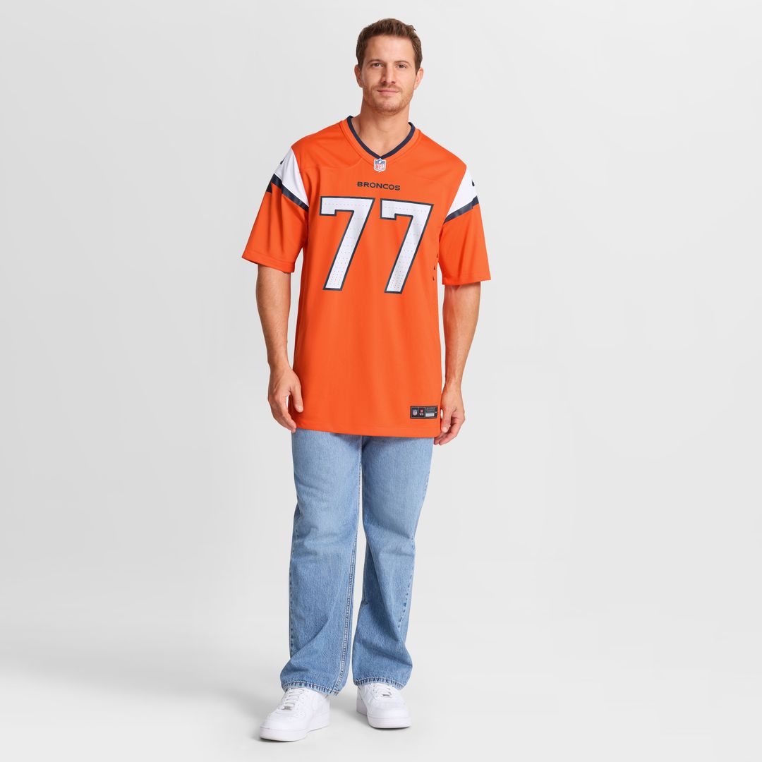 Quinn Meinerz Denver Broncos Team Game Jersey - Orange