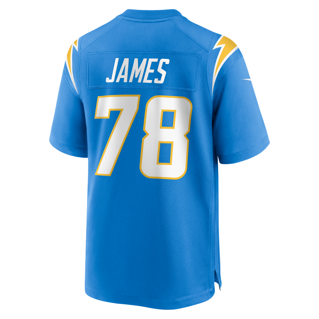 Andre James Los Angeles Chargers Team Game Jersey - Powder Blue