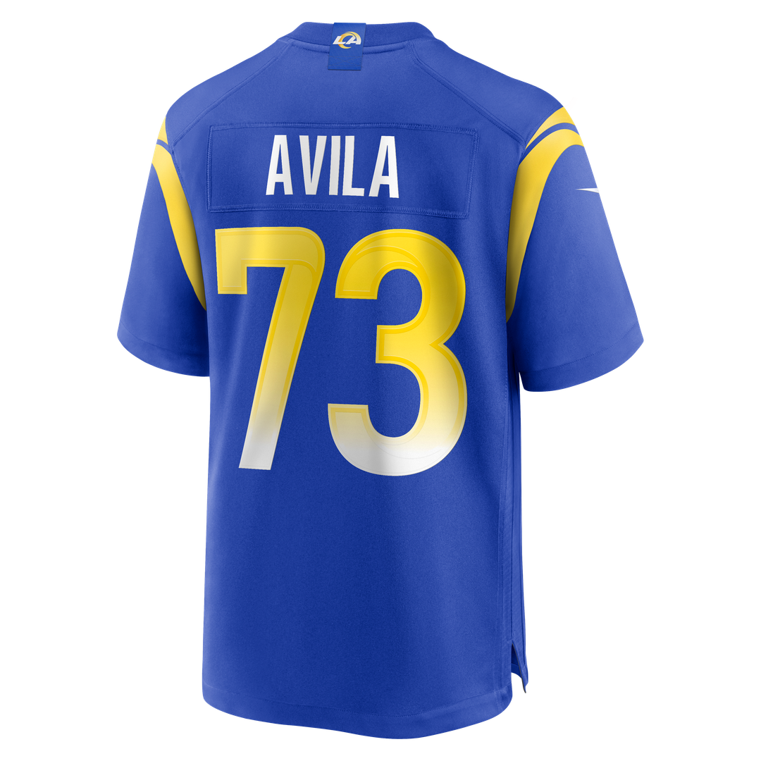 Steve Avila Los Angeles Rams Home Game Jersey - Royal
