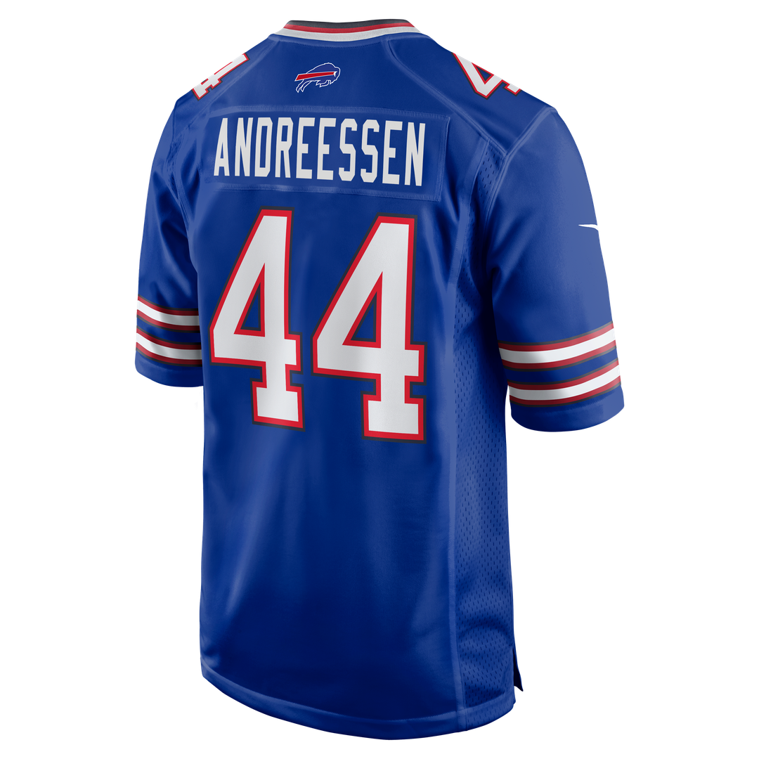 Joe Andreessen Buffalo Bills Game Jersey - Royal