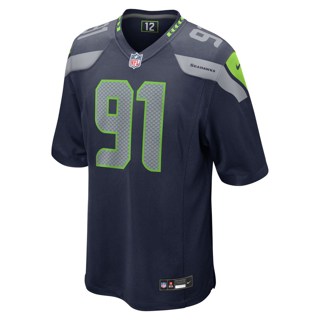 Byron Murphy II Seattle Seahawks Player Game Jersey - College Navy