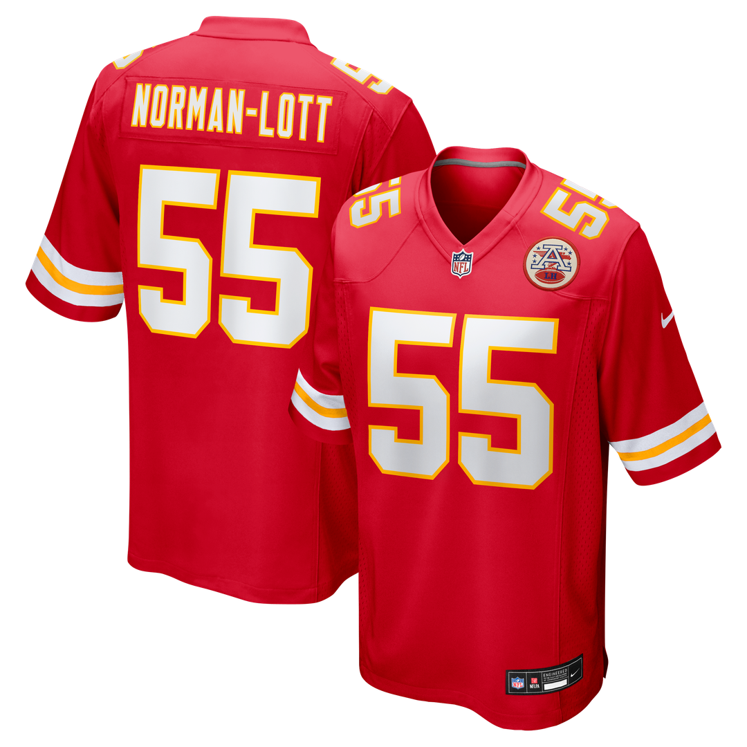 Omarr Norman-Lott Kansas City Chiefs Team Game Jersey - Red