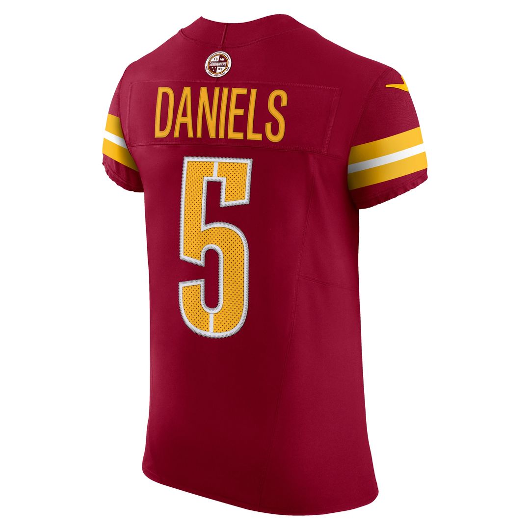 Jayden Daniels Washington Commanders Alternate Vapor F.U.S.E. Elite Jersey - Black