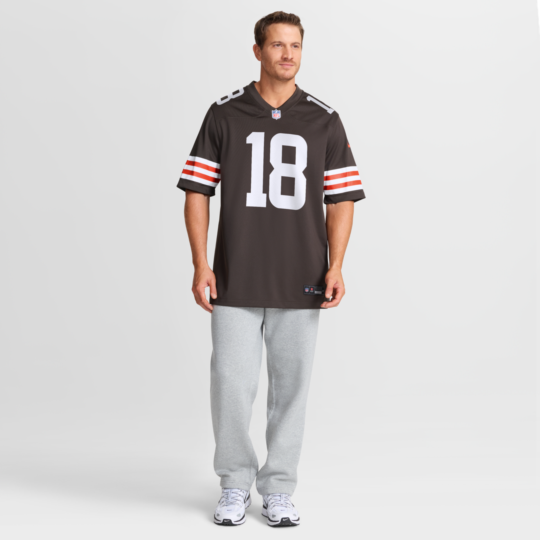 David Bell Cleveland Browns Game Jersey - Brown