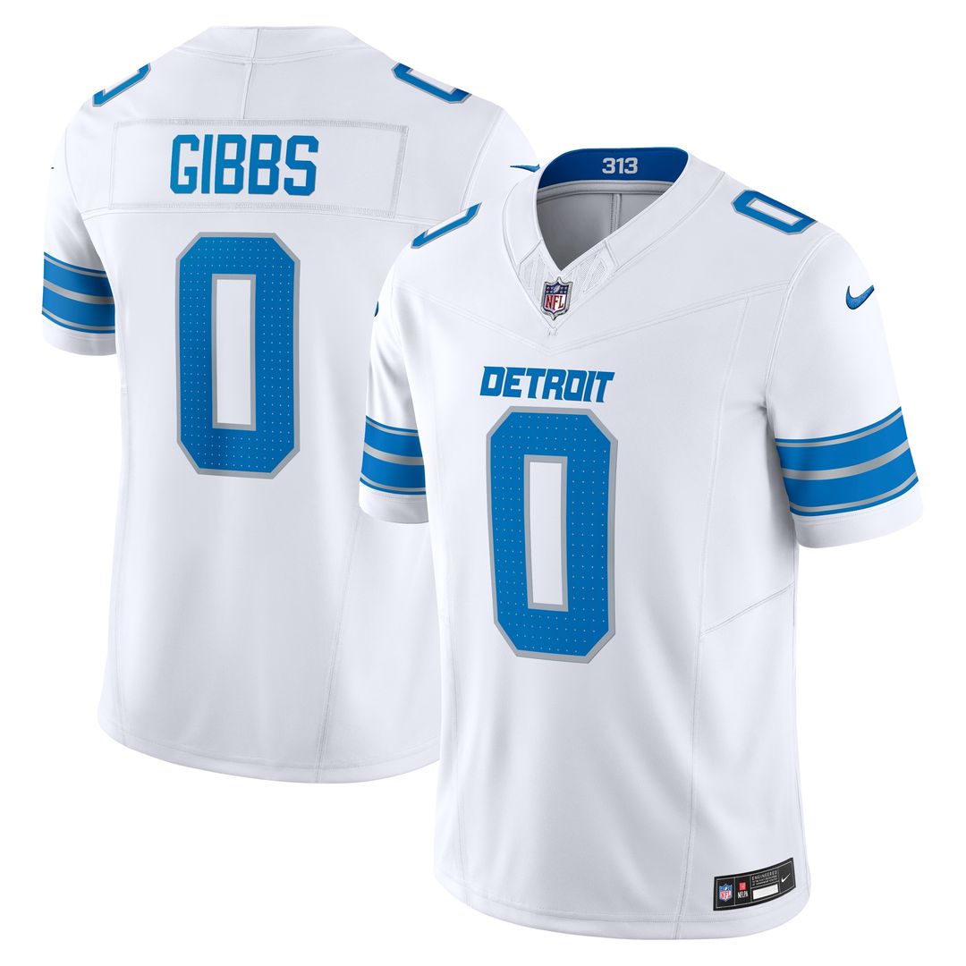 Jahmyr Gibbs Detroit Lions Vapor F.U.S.E. Limited Jersey - White