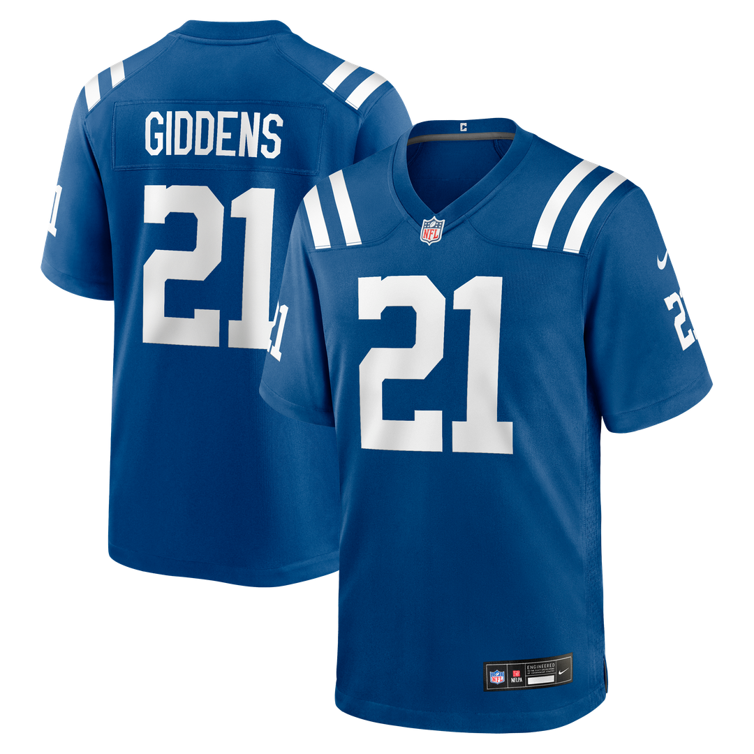 DJ Giddens Indianapolis Colts Team Game Jersey - Royal
