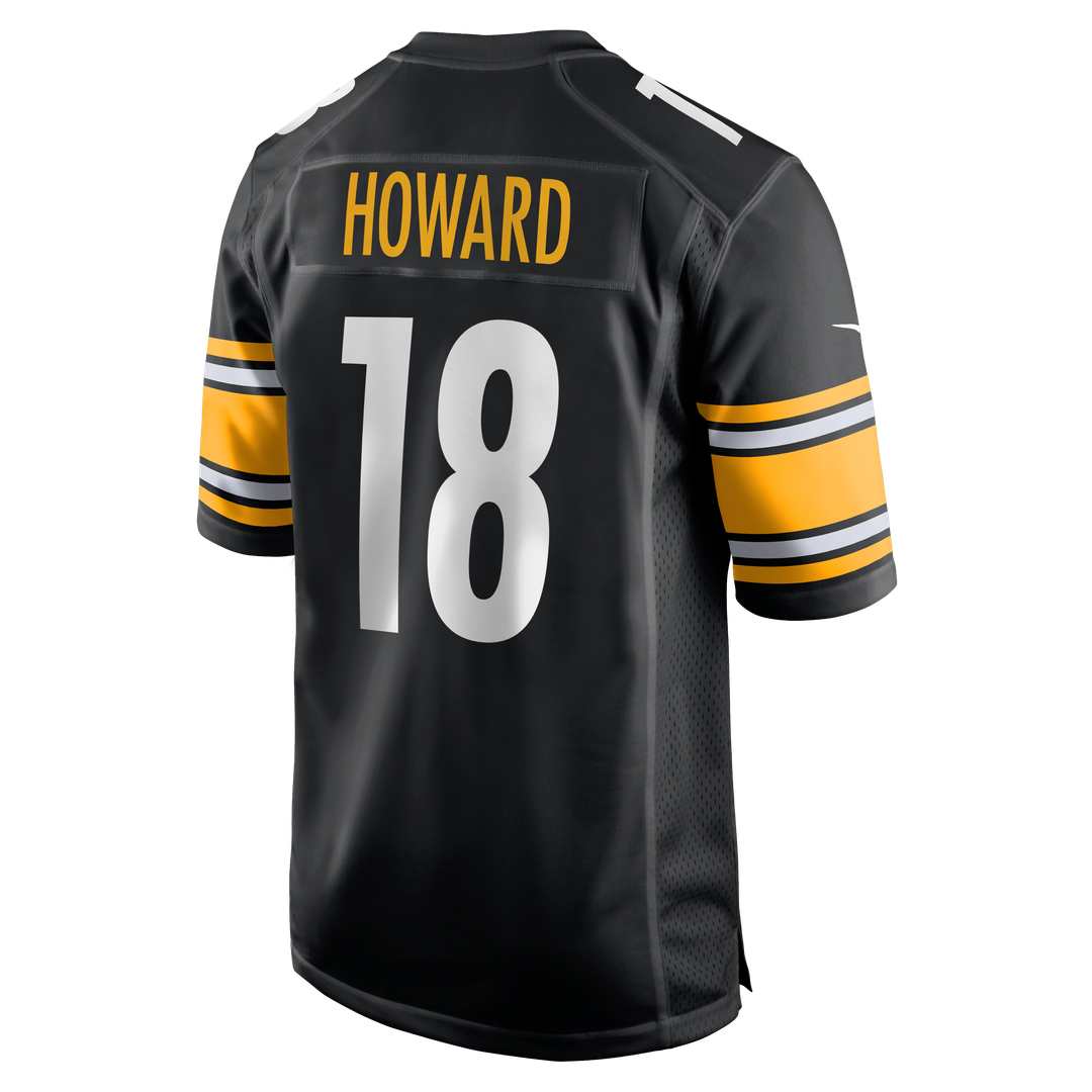 Will Howard Pittsburgh Steelers Team Game Jersey - Black