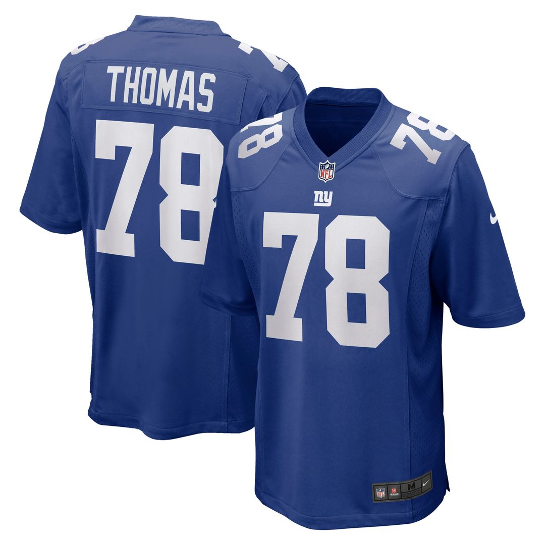 Andrew Thomas New York Giants Player Game Jersey - Royal