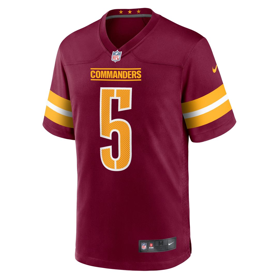 Jayden Daniels Washington Commanders Alternate Game Player Jersey - Black