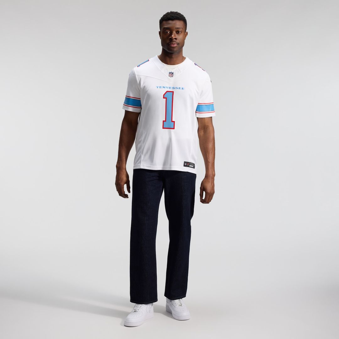Cameron Ward Tennessee Titans Vapor F.U.S.E. Stitched Limited Jersey - White
