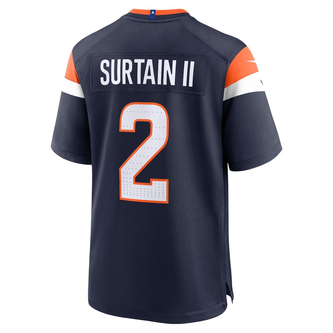 Patrick Surtain II Denver Broncos Alternate Game Jersey - Navy