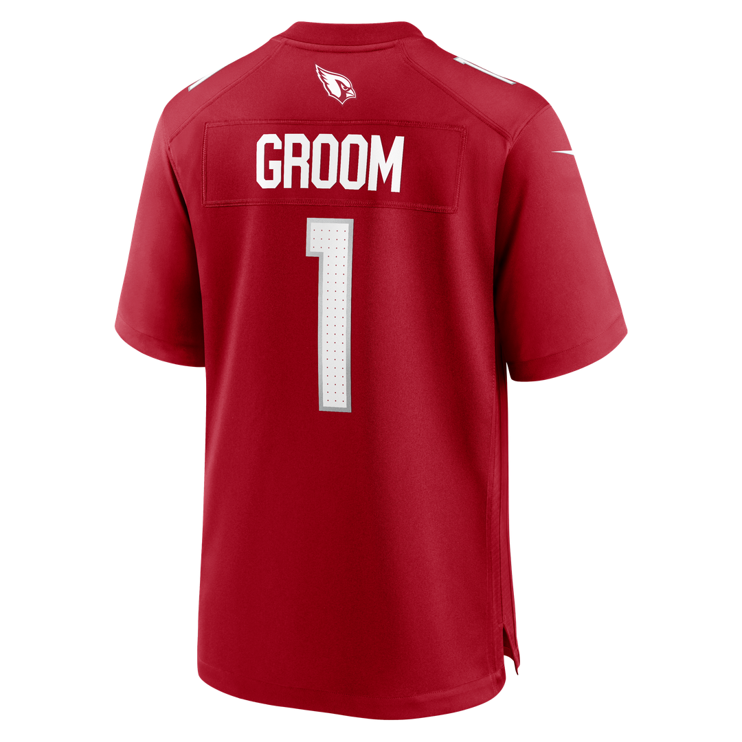 Number 1 Groom Arizona Cardinals Game Jersey - Cardinal