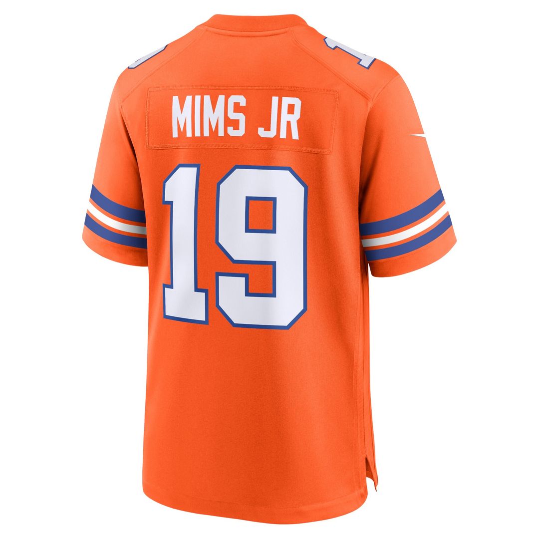 Marvin Mims Jr Denver Broncos Mile High Collection 1977 Throwback Player Game Jersey - Orange