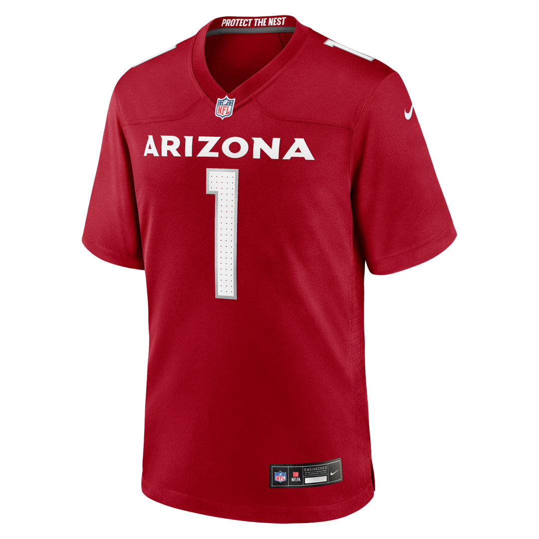 Number 1 Groom Arizona Cardinals Game Jersey - Cardinal