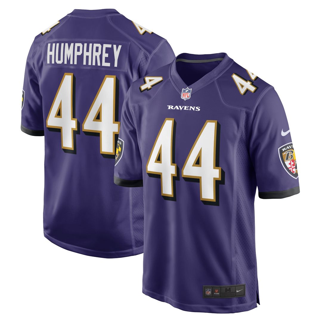 Marlon Humphrey Baltimore Ravens Game Team Jersey - Purple