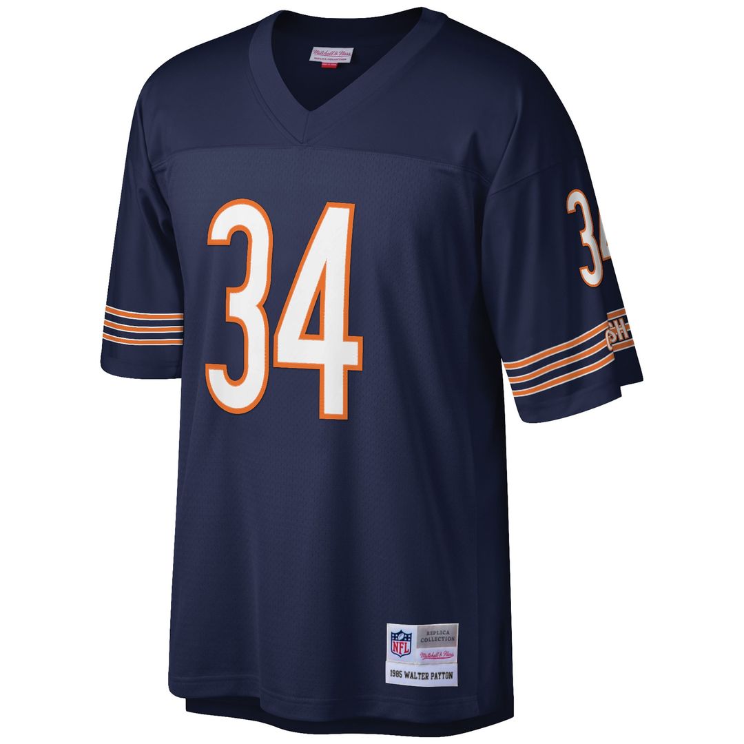Walter Payton Chicago Bears Big & Tall 1985 Retired Player Replica Jersey - Navy