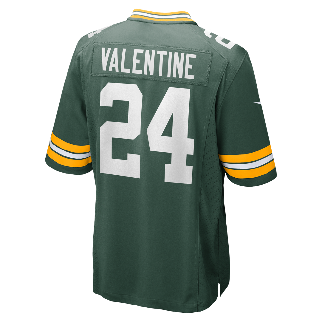Carrington Valentine Green Bay Packers Game Jersey - Green