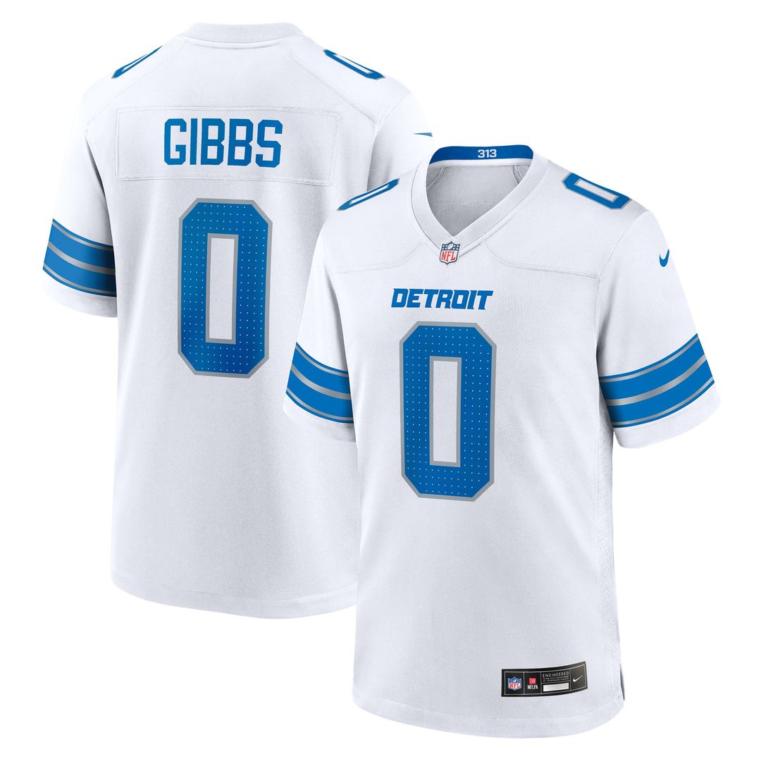 Jahmyr Gibbs Detroit Lions Game Player Jersey - Blue