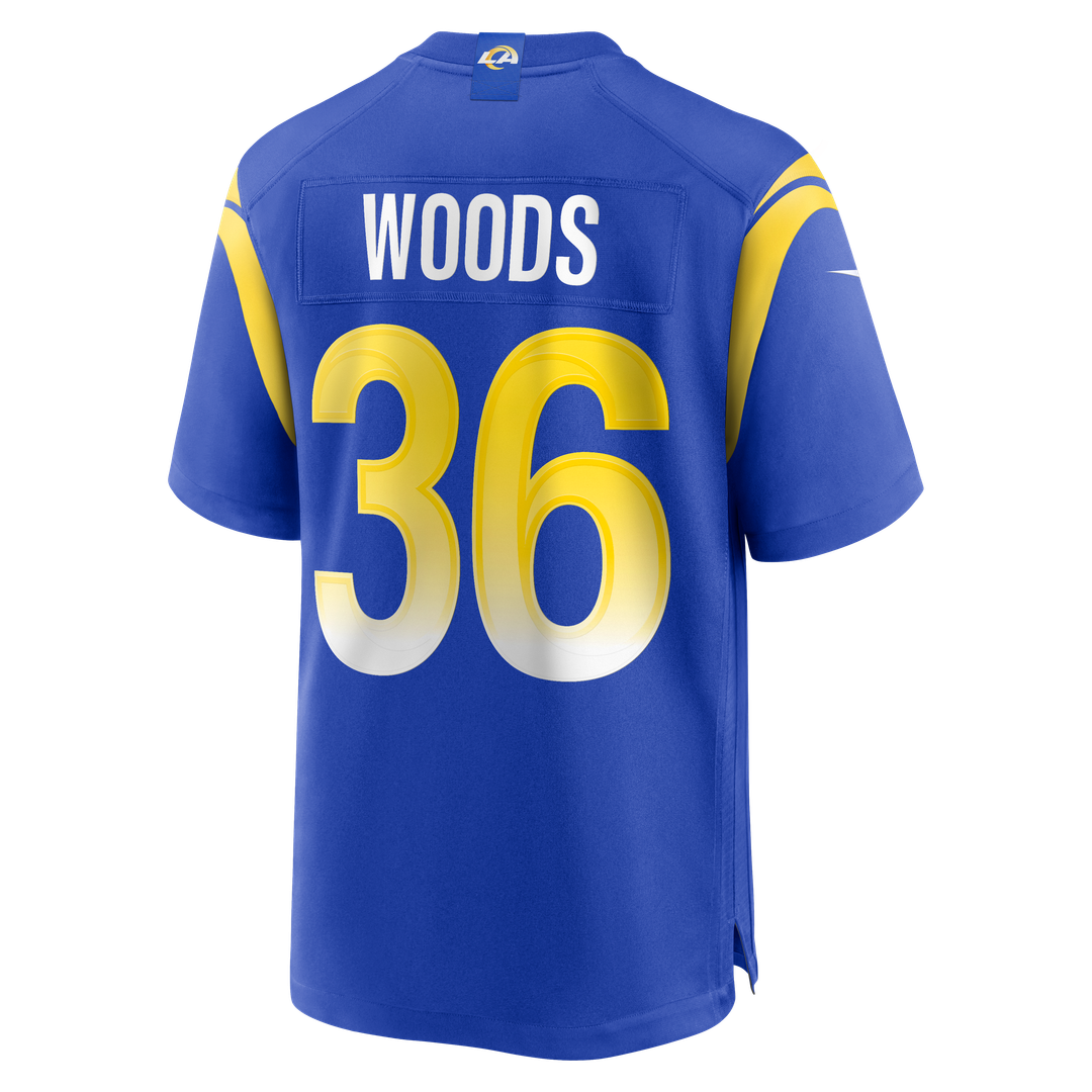Charles Woods Los Angeles Rams Game Jersey - Royal