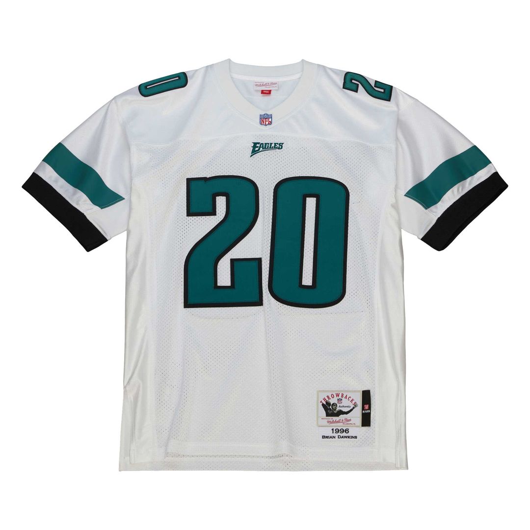 Brian Dawkins Philadelphia Eagles 1996 Authentic Throwback Retired Player Jersey - White