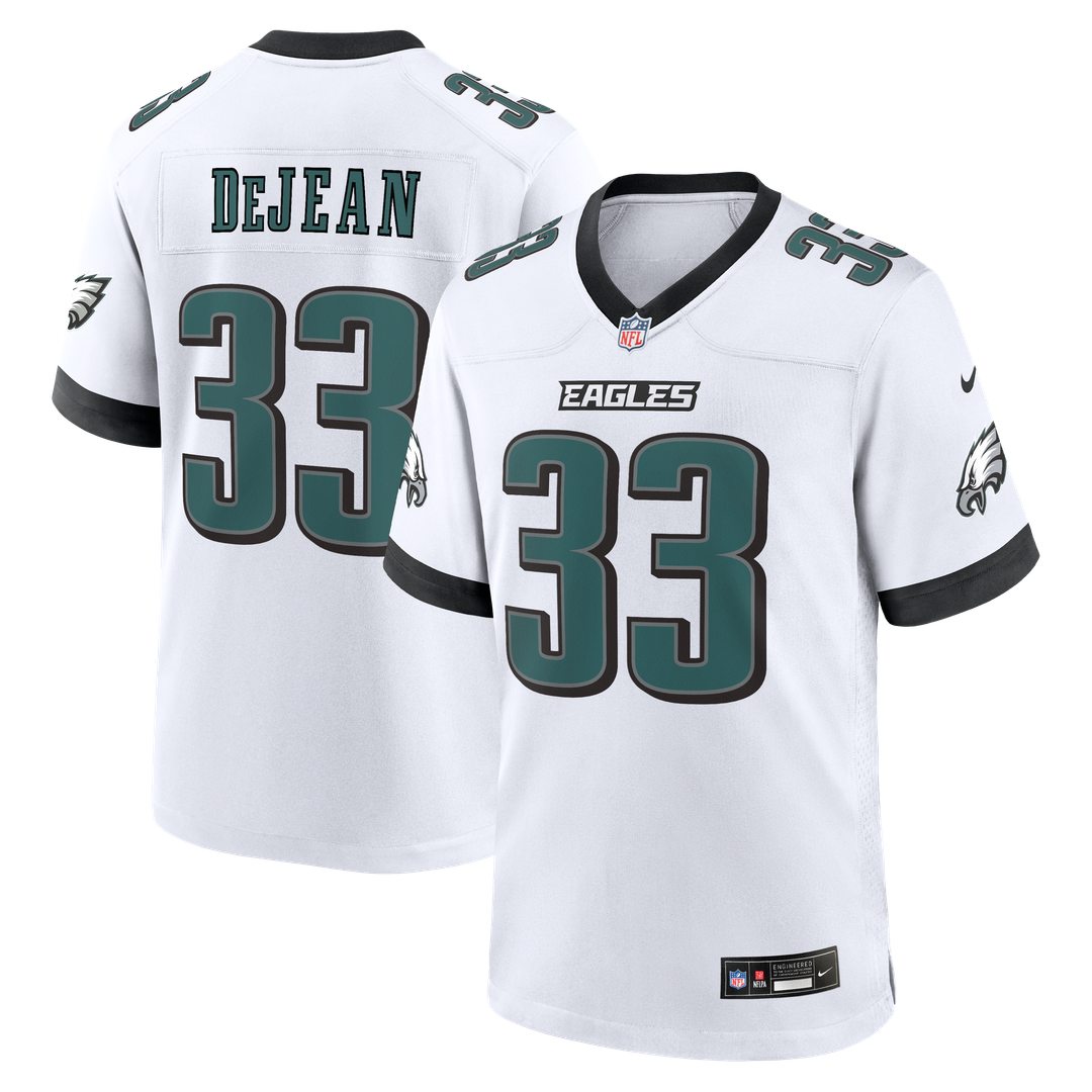 Cooper DeJean Philadelphia Eagles Game Jersey - White