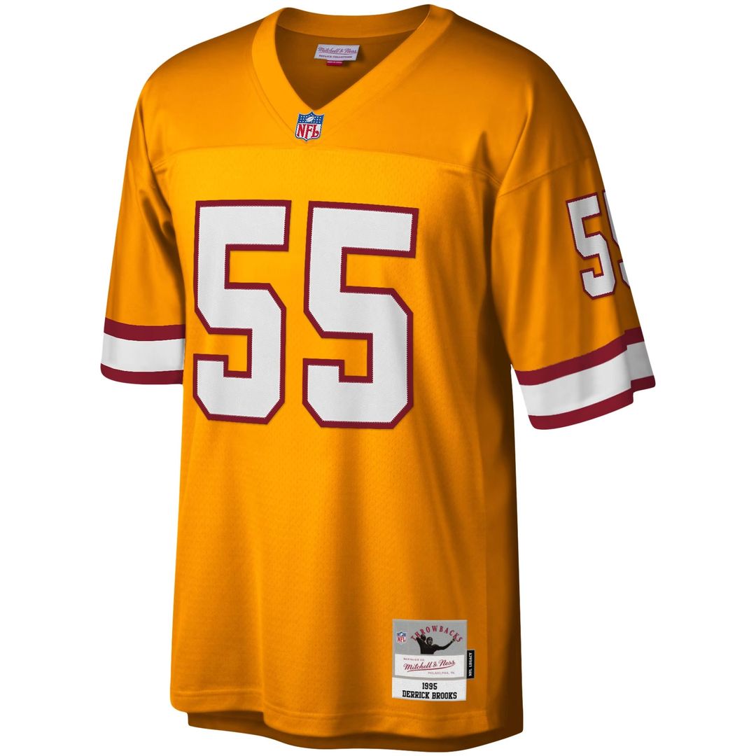 Derrick Brooks Tampa Bay Buccaneers Big & Tall 1995 Legacy Retired Player Jersey - Orange
