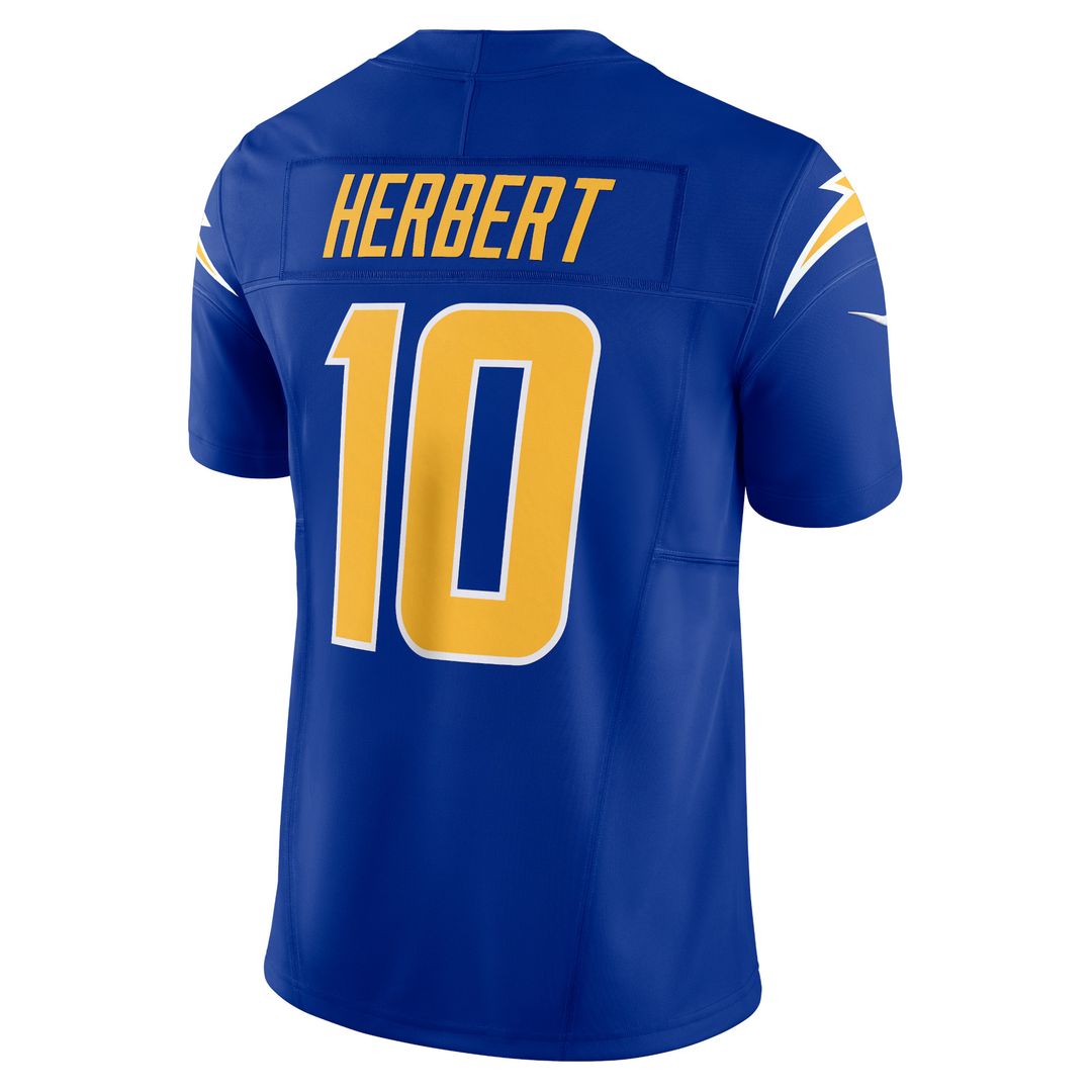 Justin Herbert Los Angeles Chargers Alternate Charger Power Vapor F.U.S.E. Limited Jersey - Gold