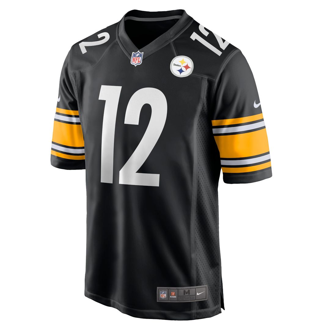 Terry Bradshaw Pittsburgh Steelers Retired Player Game Jersey - Black