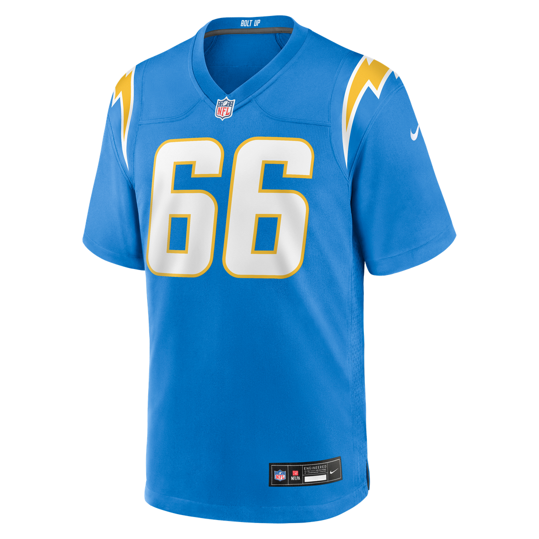 Jake Slaughter Los Angeles Chargers Team Game Jersey - Powder Blue