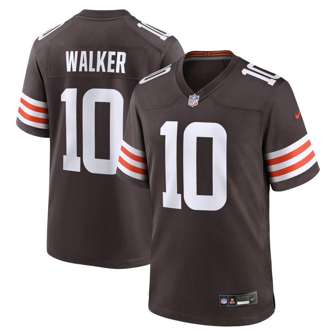 Phillip Walker Cleveland Browns Team Game Jersey - Brown