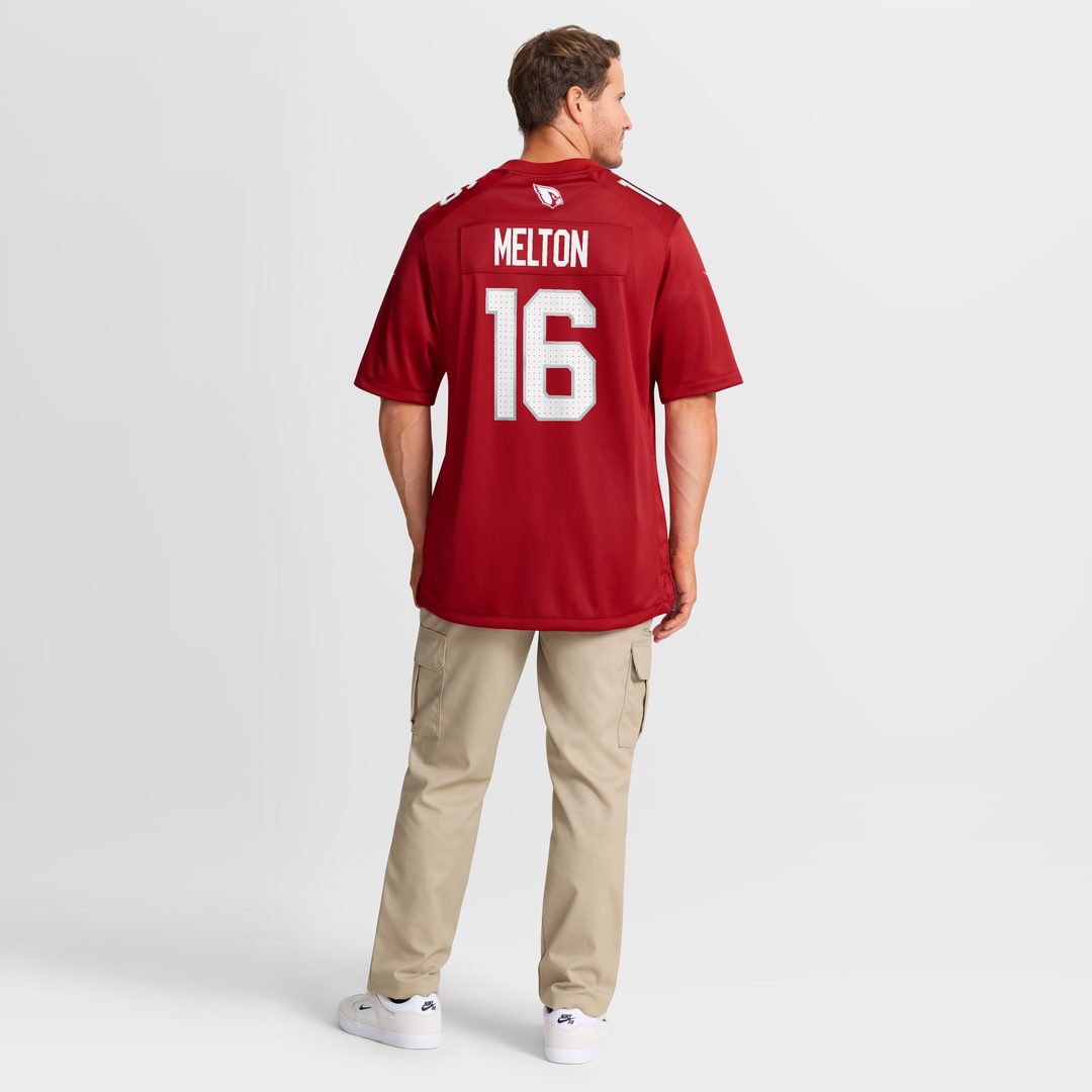 Max Melton Arizona Cardinals Team Game Jersey - Cardinal