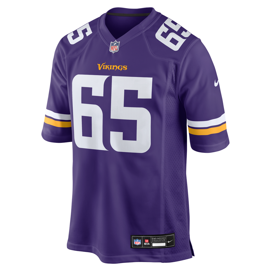 Michael Jurgens Minnesota Vikings Game Jersey - Purple