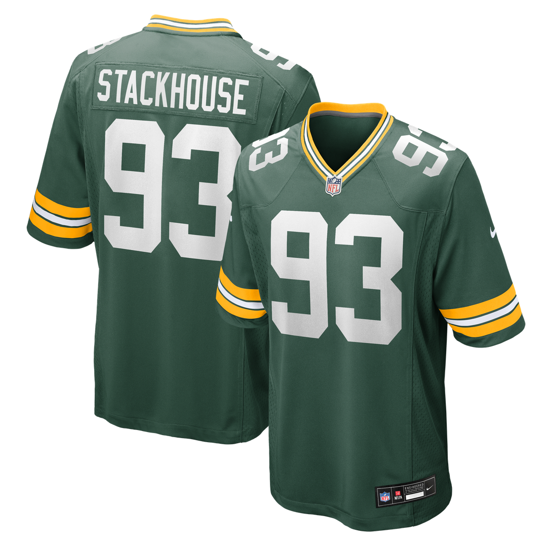 Nazir Stackhouse Green Bay Packers Team Game Jersey - Green