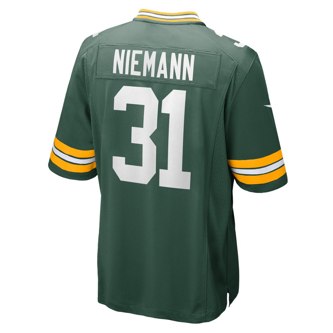 Nick Niemann Green Bay Packers Team Game Jersey - Green