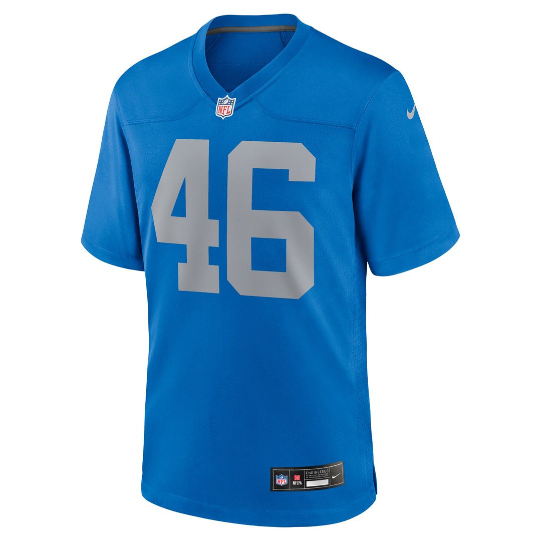 Jack Campbell Detroit Lions Alternate Game Jersey - Blue