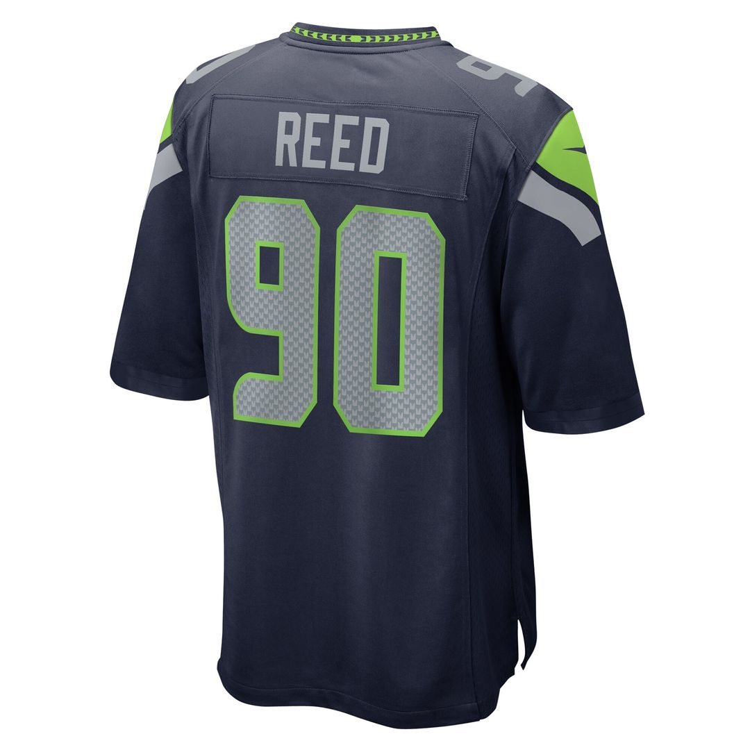 Jarran Reed Seattle Seahawks Game Jersey - College Navy