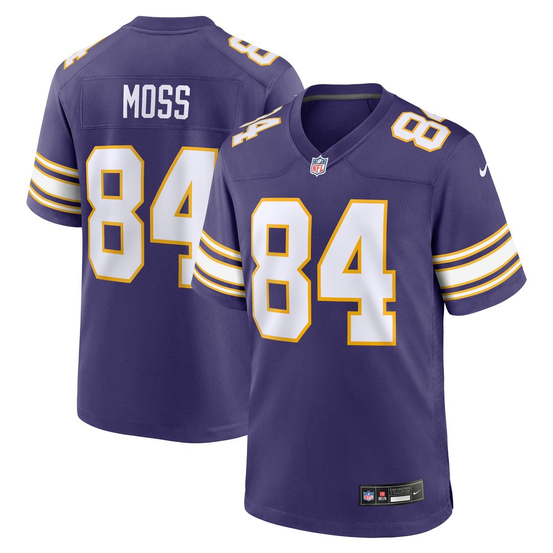 Randy Moss Minnesota Vikings Alternate Retired Player Game Jersey - White