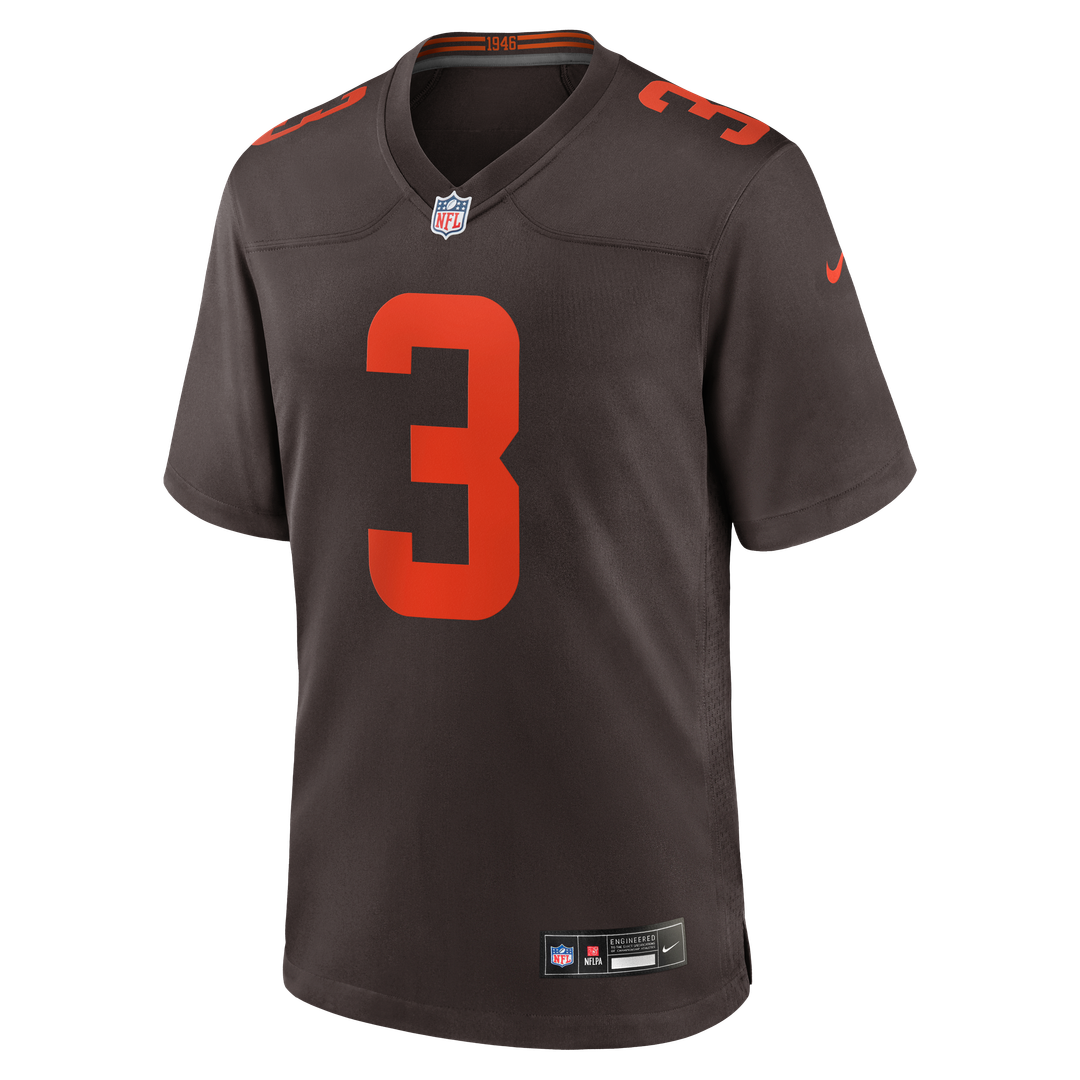 Jerry Jeudy Cleveland Browns Alpha Dawg Game Jersey - Brown