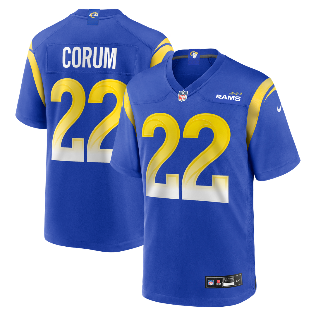 Blake Corum Los Angeles Rams Game Player Jersey - Royal