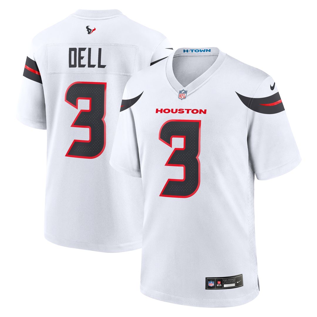 Tank Dell Houston Texans Alternate Game Jersey - Red