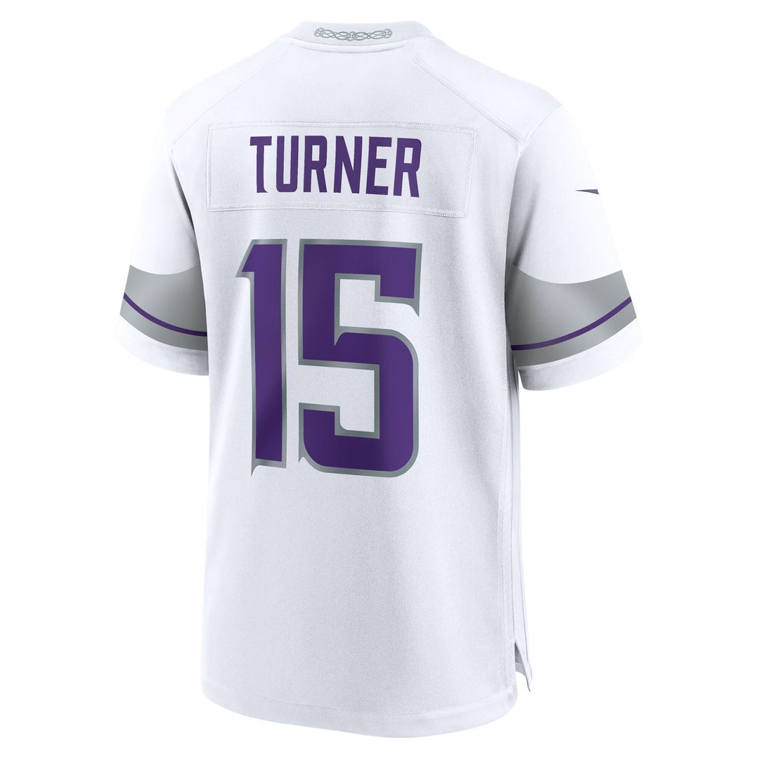 Dallas Turner Minnesota Vikings Alternate Game Jersey - White