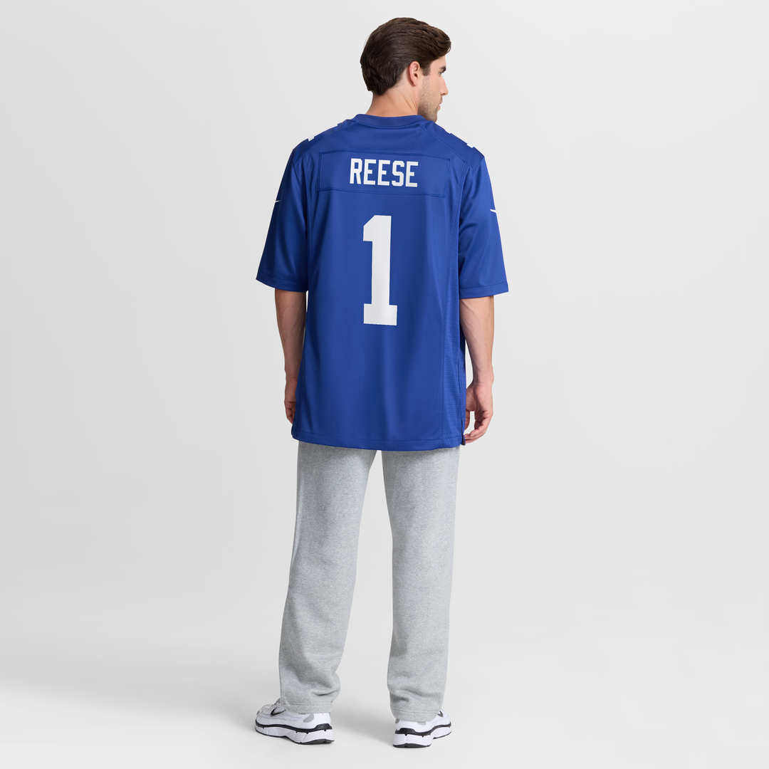 Arvell Reese New York Giants 2026 NFL Draft First Round Pick No. 5 Team Game Jersey - Royal