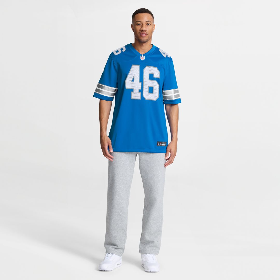 Jack Campbell Detroit Lions Game Jersey - Blue