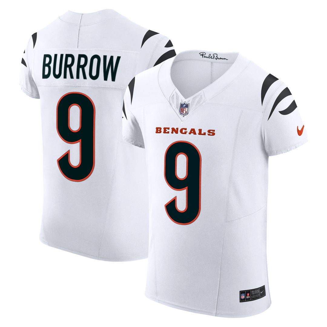 Joe Burrow Cincinnati Bengals Vapor F.U.S.E. Elite Jersey - White
