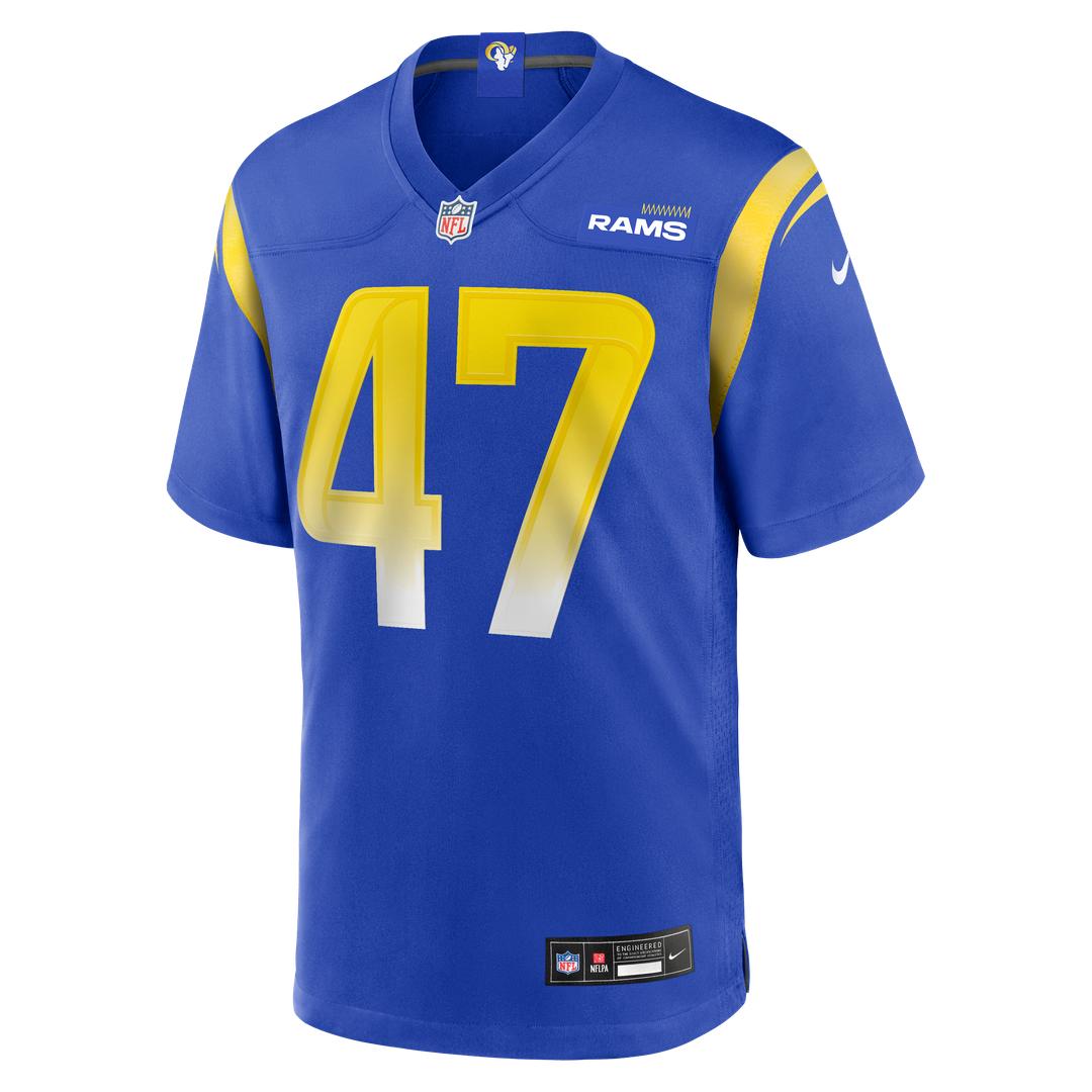 Alex Ward Los Angeles Rams Home Game Jersey - Royal