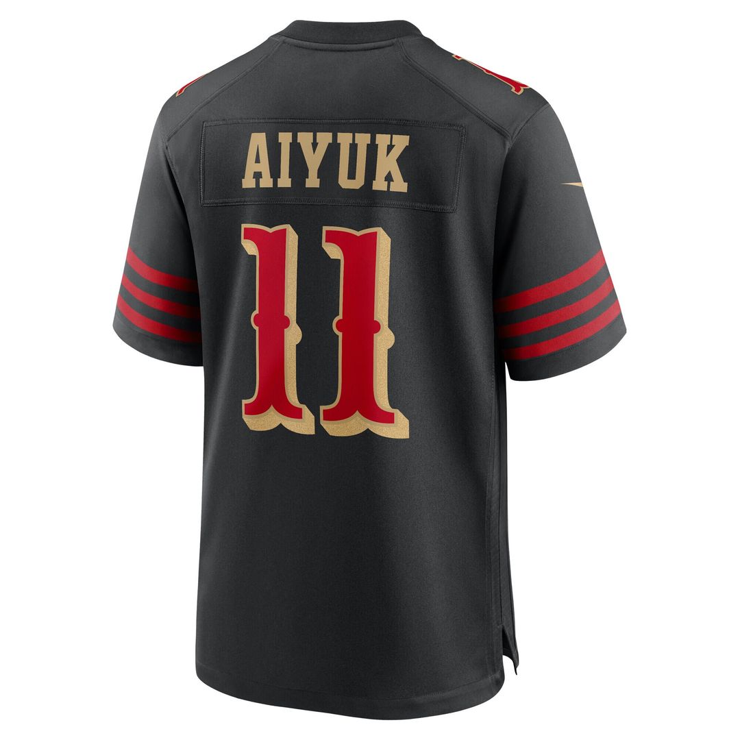 Brandon Aiyuk San Francisco 49ers 2025 Rivalries Collection Game Jersey - Black