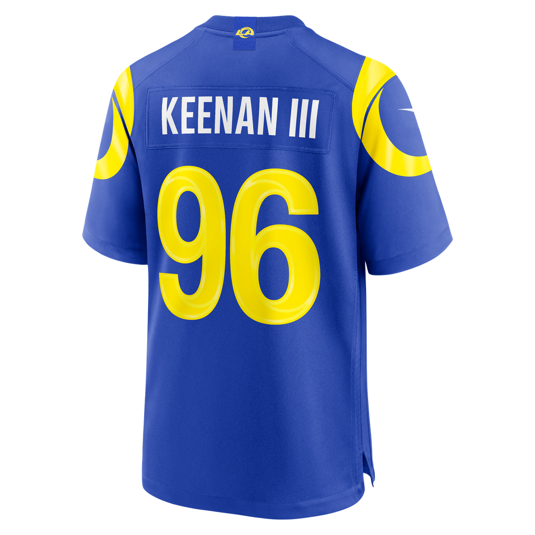 Tim Keenan III Los Angeles Rams Team Game Jersey - Royal