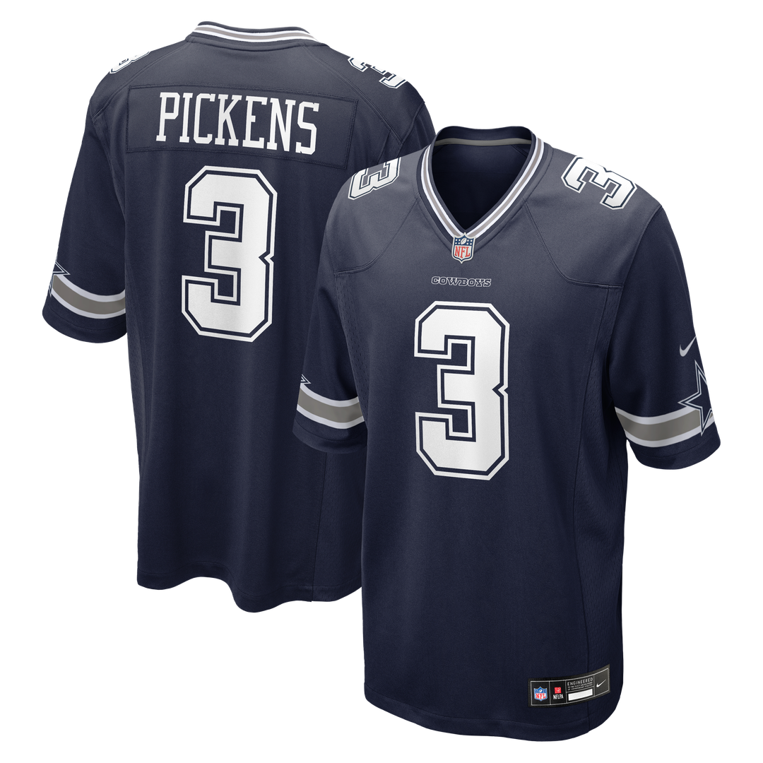 George Pickens Dallas Cowboys Game Jersey - Navy