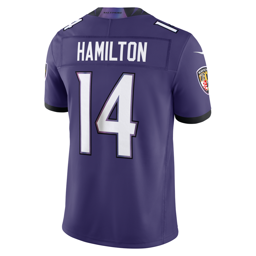 Kyle Hamilton Baltimore Ravens Vapor F.U.S.E. Stitched Limited Jersey - White